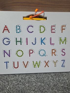 Children's Alphabet Tracing Board - Multi Color Letters